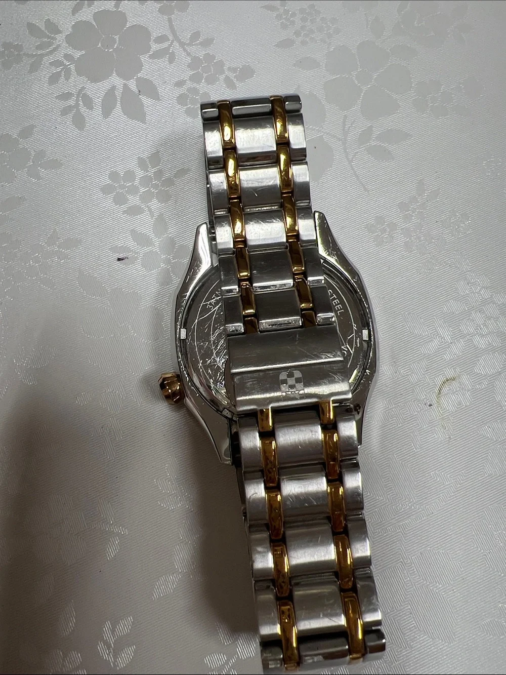Vince Camuto Blue and Gold Two-Tone Men’s Watch